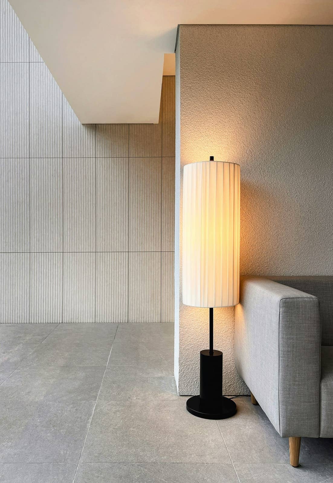 Plinth Lamp · studio, front ¾