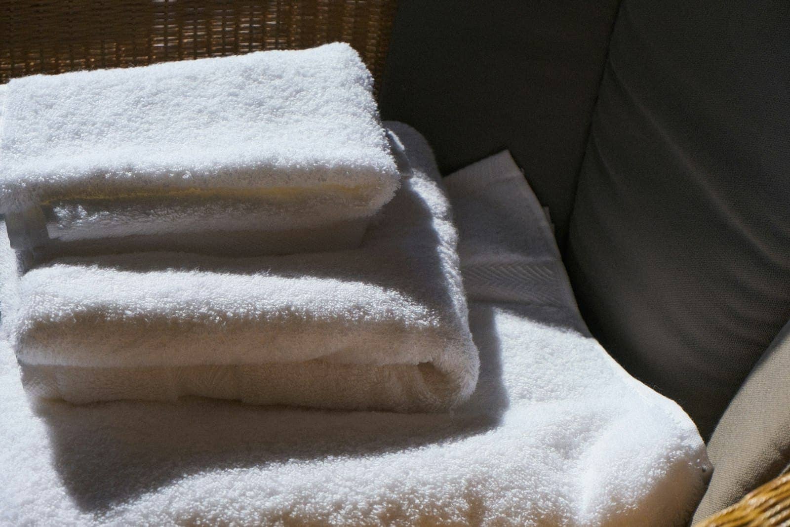 Studio Towels · studio, front ¾