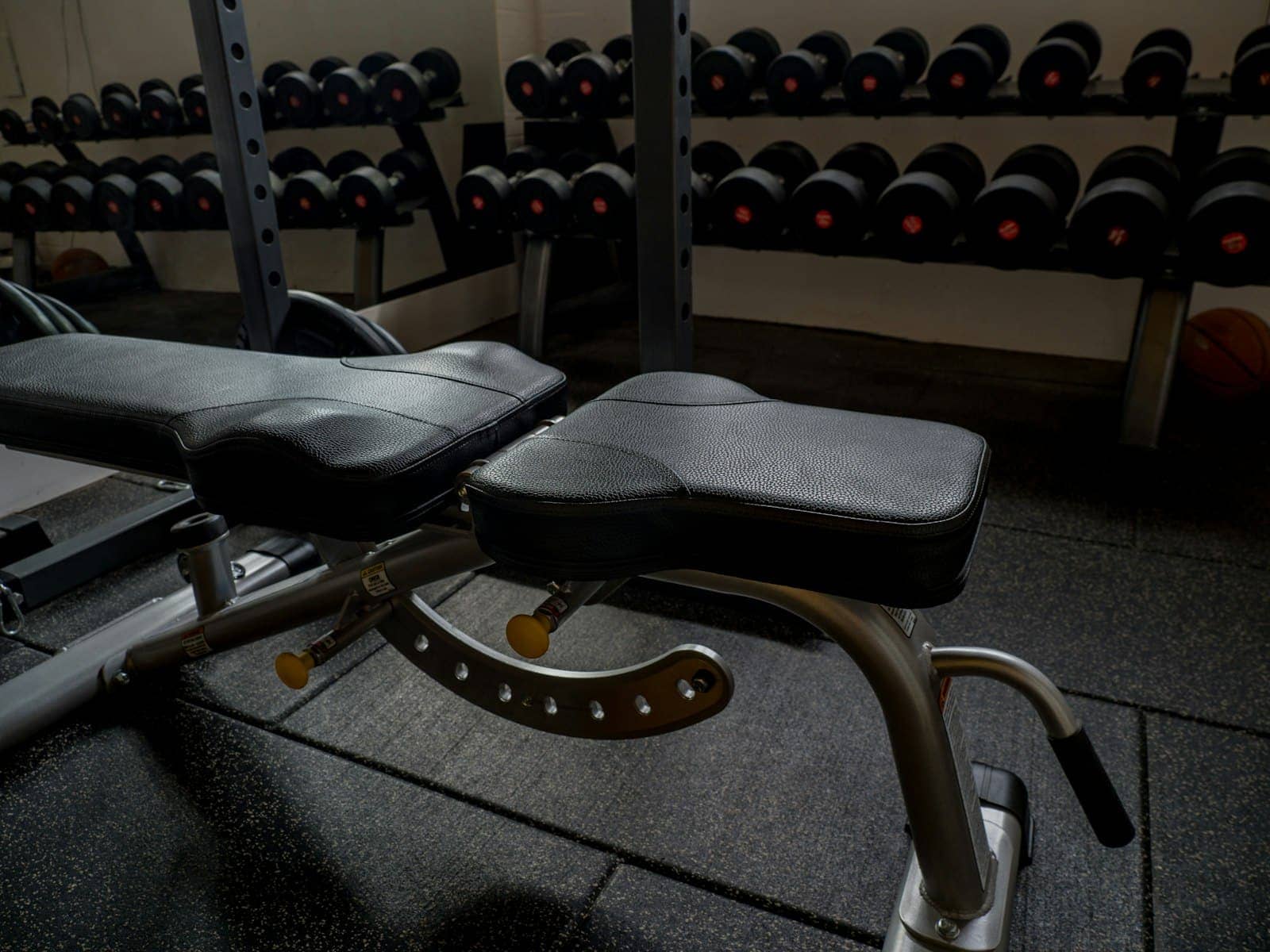 Form Bench · side profile, raking light
