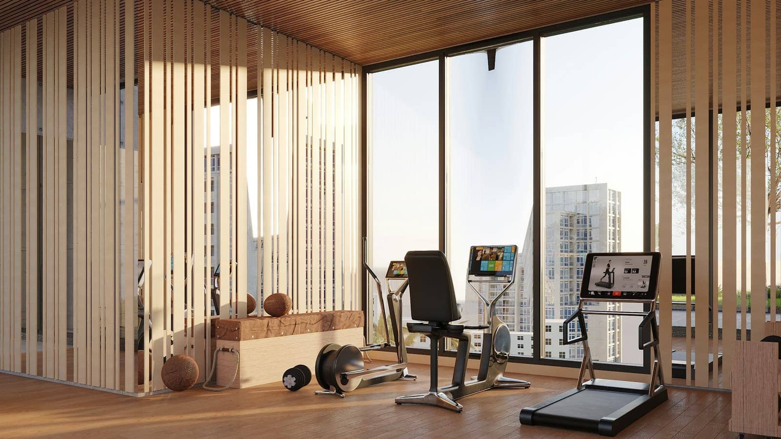 Still Rower · installed in a finished space