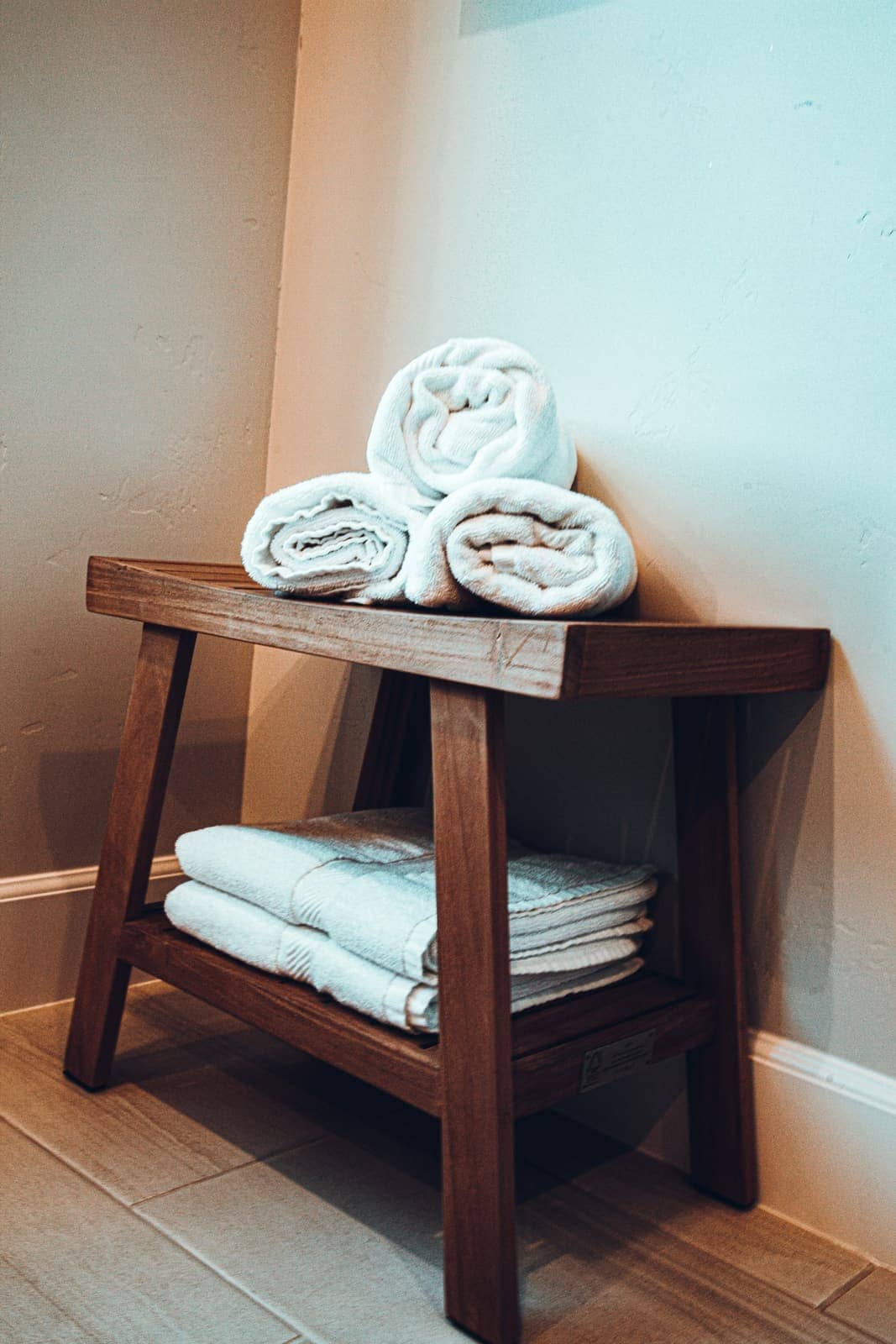 Studio Towels · installed in a finished space