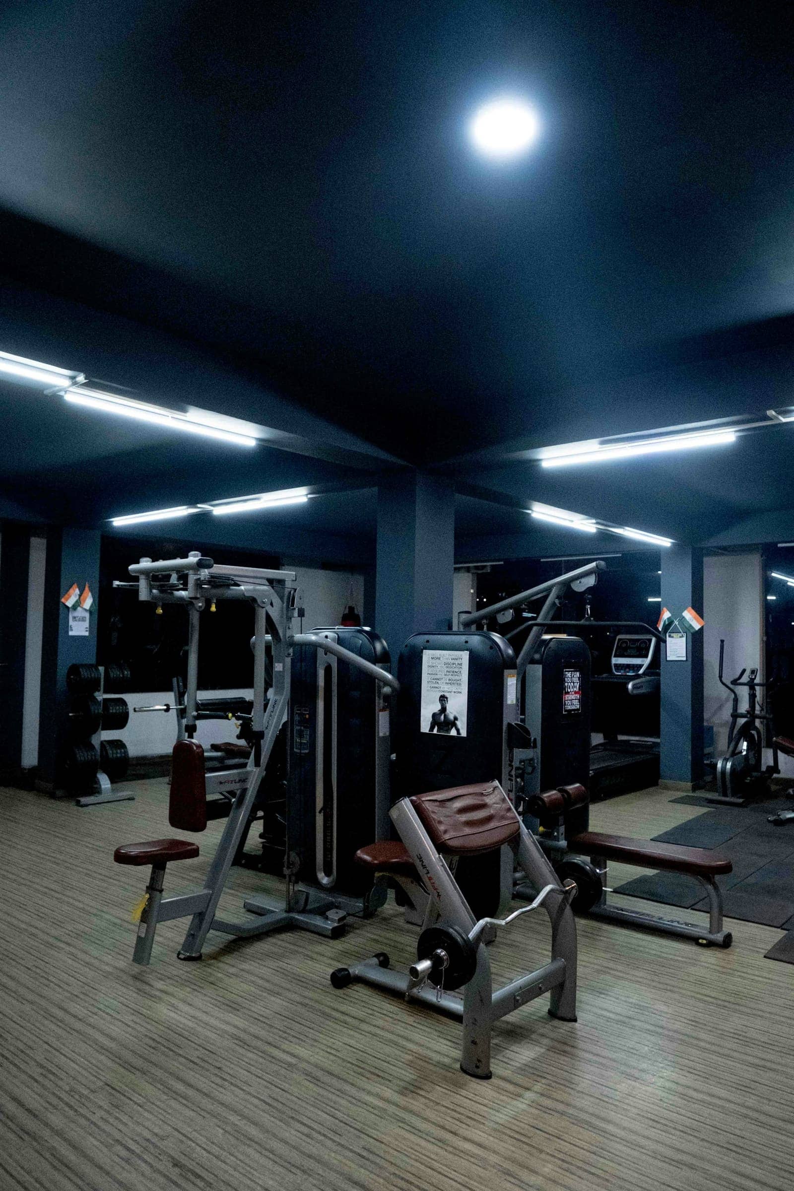 Vessel · wide interior, modern home gym